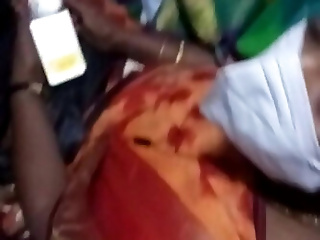 Tamil hot aunty enjoyed dick touching her hand...